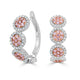 1.04ct Diamond Earring with 0.704ct Diamonds set in 18K Two Tone