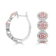 1.04ct Diamond Earring with 0.704ct Diamonds set in 18K Two Tone