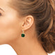 19.64tct Tourmaline Earring with 0.96tct Diamonds set in 14K Yellow Gold