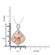 0.59ct Pink Diamond Pendant with 0.58ct Diamonds set in 14K Two Tone