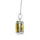 7.93ct Sphene Pendant set in Platinum