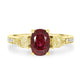 1.97Ct Ruby Ring With 0.69Tct Diamonds Set In 18K Yellow Gold