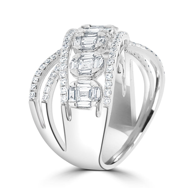 2.65tct Diamond Ring set in 18K White Gold