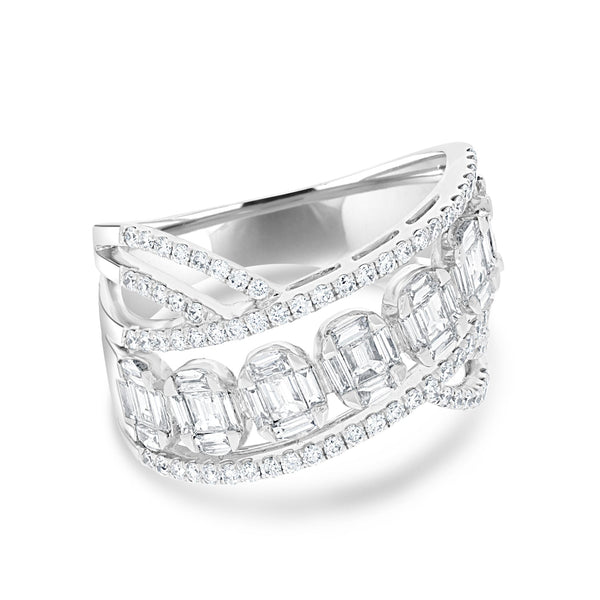 2.65tct Diamond Ring set in 18K White Gold