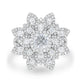 1.01ct Diamond Rings with 1.42tct Diamond set in 18K White Gold