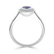 0.77ct Tanzanite Rings  with 0.15tct diamonds set in 14kt white gold