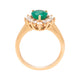 1.63Ct Emerald Ring With 0.67Tct Diamonds In 18K Yellow Gold