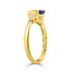 1.96ct Sapphire Ring with 0.23tct Diamonds set in 14K Yellow Gold