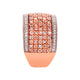 1.03Tct Pink Diamond With 0.19Tct White Diamonds In 14K Rose Gold Band