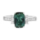 2.49ct Tourmaline Ring With 0.31tct Diamonds Set In 14kt White Gold