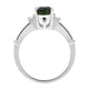 2.49ct Tourmaline Ring With 0.31tct Diamonds Set In 14kt White Gold