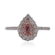 0.43ct Pink Diamond Rings with 0.16tct diamonds set in 18K two tone gold