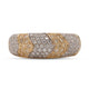 0.23Ct Orange Diamond Ring With 0.47Tct White Diamonds In 14K Yellow Gold