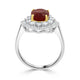 3.02ct Ruby Ring with 0.7tct Diamonds set in 18K Two Tone Gold