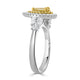 0.51ct  Diamond Rings with 0.82tct Diamond set in 14K White Gold