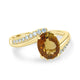 1.96ct Tourmaline Rings with 0.19tct diamonds set in 14kt yellow gold