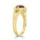 1.60ct Ruby Ring With 0.04tct Diamonds Set In 14K Yellow Gold