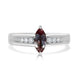 0.51ct Alexandrite Rings With 0.11tct Diamonds Set In Platinum 900 Platinum