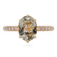 1.95ct Spessartite ring with 0.50ct diamonds set in 14K yellow gold