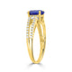 1.87ct Sapphire Ring with 0.29tct Diamonds set in 14K Yellow Gold