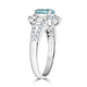 1.03ct Paraiba Rings with 0.82tct diamonds set in platinum