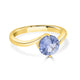 1.72ct Sapphire rings set in 14KT yellow gold