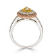 0.51Tct Diamond Ring With 1.03Tct Diamonds Set In 14Kt Two Tone Gold