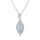 0.72ct Diamond Pendant with 0.27tct Diamonds set in 14K White Gold