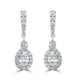 0.6tct Diamond Earring with 0.52tct Diamonds set in 950 Platinum