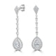 0.61tct Diamond Earring with 0.56tct Diamonds set in 950 Platinum