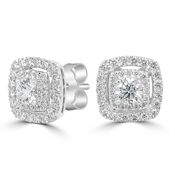 0.51tct Diamond Earring with 0.51tct Diamonds set in 950 Platinum