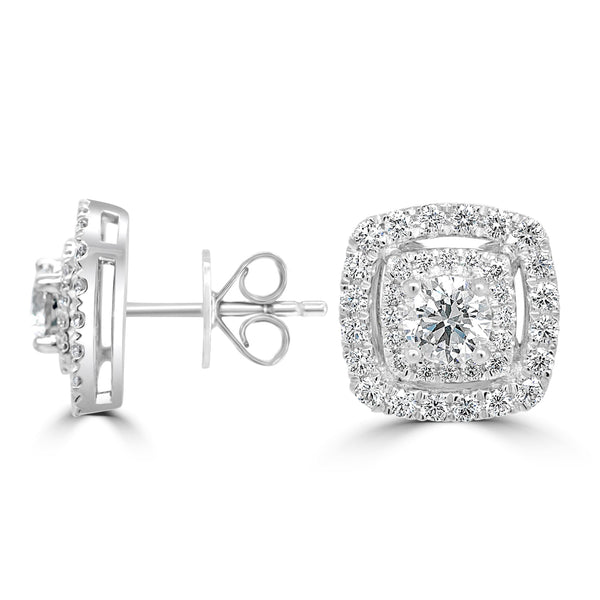 0.51tct Diamond Earring with 0.51tct Diamonds set in 950 Platinum