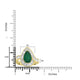 1.93ct   Emerald Rings with 1.7tct Diamond set in 14K Yellow Gold