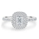 0.51ct Diamond Ring with 0.52tct Diamonds set in 950 Platinum