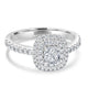 0.51ct Diamond Ring with 0.52tct Diamonds set in 950 Platinum