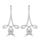 0.62tct Diamond Earring with 0.92tct Diamonds set in 18K White Gold