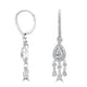 0.6tct Diamond Earring with 0.99tct Diamonds set in 18K White Gold