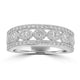 0.613ct  Diamond Rings with 0.4tct Diamond set in 18K White Gold