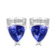 3.52tct Tanzanite Earring with 0.19tct Diamonds set in 18K White Gold