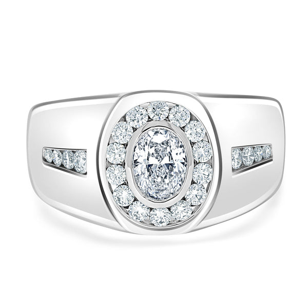 0.54ct Diamond Ring with 0.53ct Diamonds set in Platinum 950