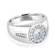 0.54ct Diamond Ring with 0.53ct Diamonds set in Platinum 950