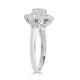 0.49Tct Diamond Ring With 0.48Tct Diamonds Set In 14Kt White Gold