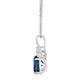 2.65ct Tanzanite Pendant with 0.20tct diamonds set in 14K white gold