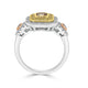 0.51tct Brown Diamond Ring with 0.52tct Diamonds set in 14K Two Tone Gold