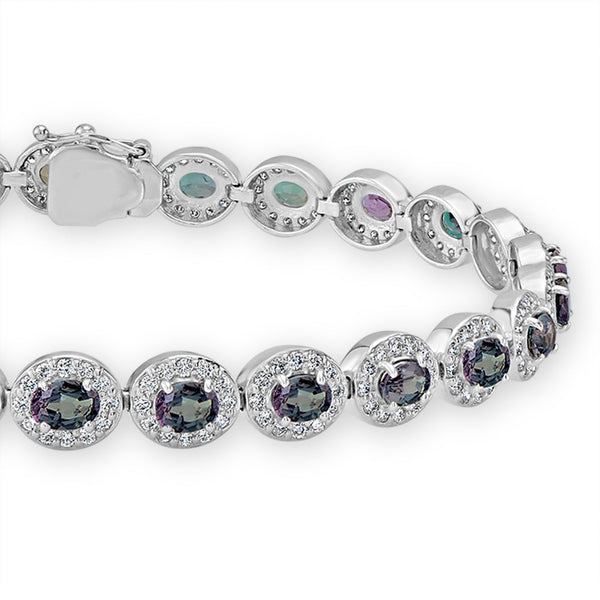 4.3tct Alex Bracelet with 1.76tct Diamonds set in 850 Platinum