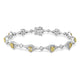 14.86tct Yellow Diamond Bracelet with 3.68tct Diamonds set in 18KW/22KY 18KW/22KY