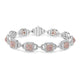 0.88tct Pink Diamond Bracelet with 2.84tct Diamonds set in 14K Two Tone Gold