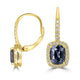 2.73tct Spinel Earring with 0.27tct Diamonds set in 14K Yellow Gold