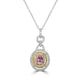 0.31ct Diaspore Pendant with 0.44tct Diamonds set in 18K Two Tone Gold