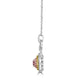 0.31ct Diaspore Pendant with 0.44tct Diamonds set in 18K Two Tone Gold